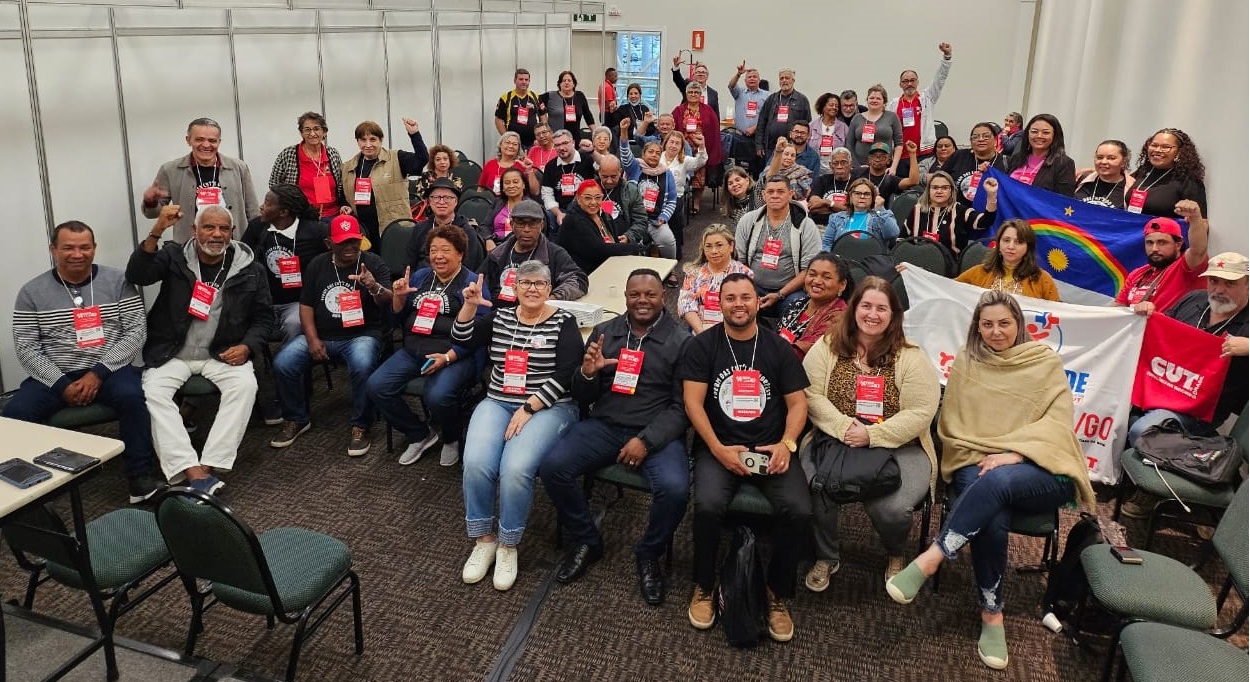 Lideranças sindicais durante reunião da Seguridade Social e Saúde